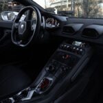 Interior View of a Lamborghini Huracan in Munich