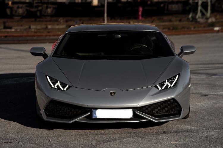 Front View of a Lamborghini Huracan in Munich