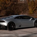 Side View of a a Lamborghini Huracan in Munich