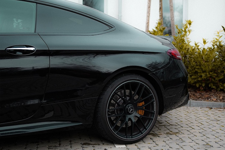 Side View of Mercedes C63S AMG in Einbeck