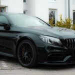 Front view of a Mercedes C63S AMG in Einbeck