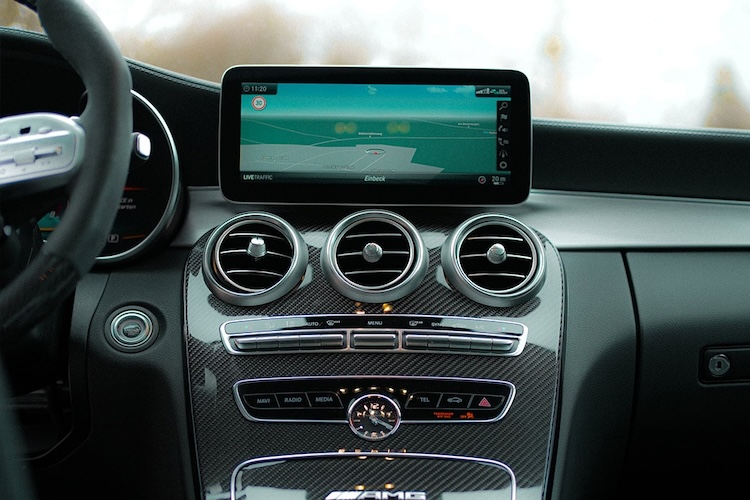 Interior View of Mercedes C63S AMG in Einbeck