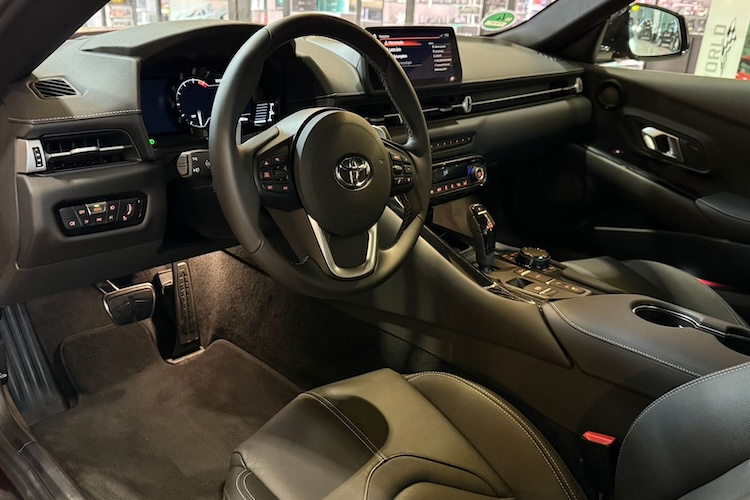 Interior View of a Toyota GR Supra Legend in Munich