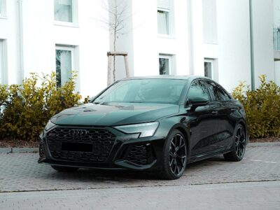 Front View of an Audi RS3 in Einbeck