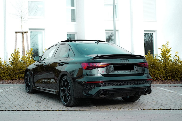 Back View of an Audi RS3 in Einbeck