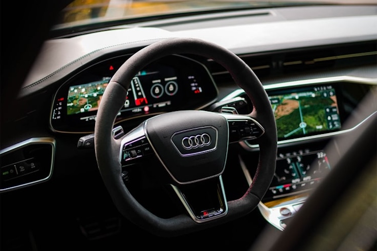 Interior View of an Audi RS6 in Einbeck