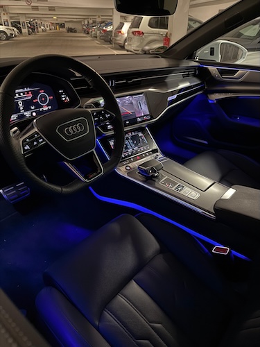 Interior form Audi RS7 in Berlin