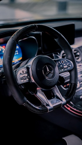 Interior from Mercedes C63s AMG in Berlin