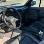 Interior View of a BMW 320i Cabrio classic car rental in Munich