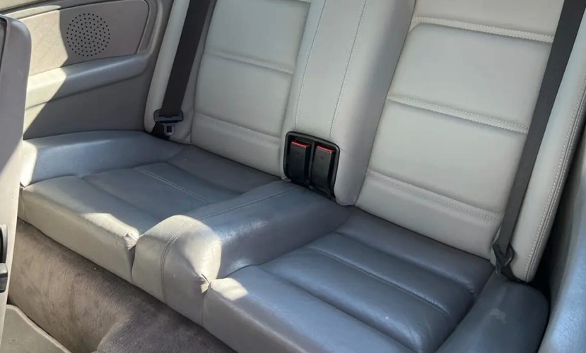 Interior View of a BMW 320i Cabrio classic car rental in Munich