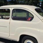 Side View of Fiat 750 Zastava classic car rental in Munich