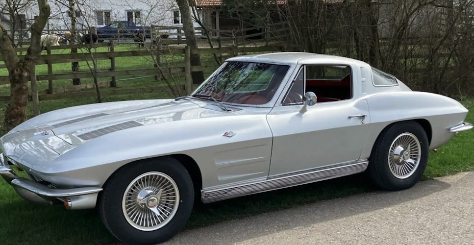 Front View of a Corvette C2 in Munich