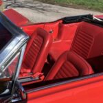 Interior View of a Ford Mustang Cabriolet classic car in Munich