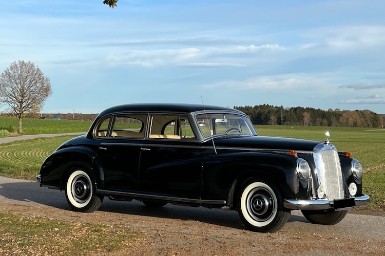 Front View of a Mercedes-Benz 300 Adenauer in Munich