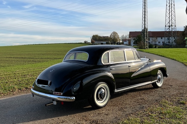 Back View of a Mercedes-Benz 300 Adenauer in Munich