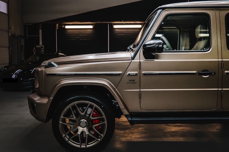 Side View of a Mercedes G63 AMG in Cologne