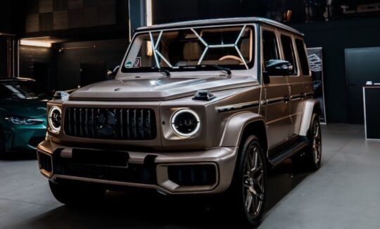 Front View of Mercedes G63 AMG in Cologne