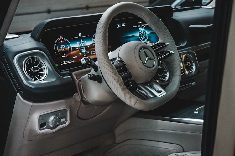 Interior View of a Mercedes G63 AMG in Cologne