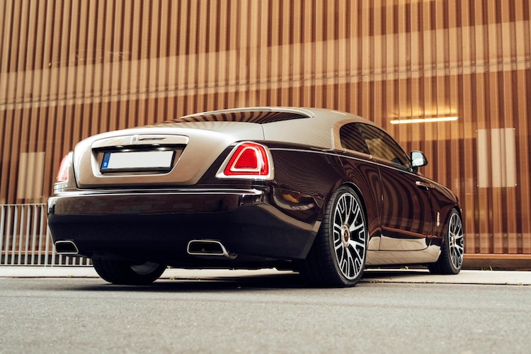 Side View of a Rolls Royce Wraith in Frankfurt