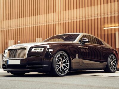 Front View of a Rolls Royce Wraith in Frankfurt