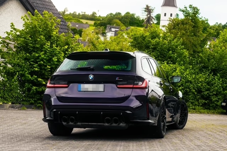 Back View of a BMW M3 Touring in Ulm