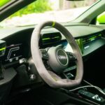 Interior View of an Audi RS3 sedan in Ulm