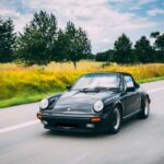 Frontview from Porsche 911 3.2 Cabrio in Munich