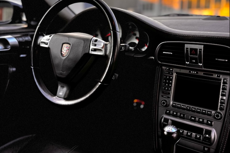 Interior from Porsche 997 Carrera S Cabrio