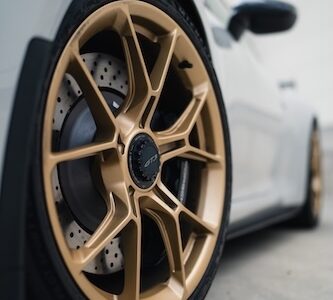 Rims from Porsche 911 GT3 in Stuttgart
