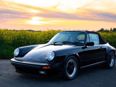 Sideview from Porsche 911 3.2 Cabrio in Munich