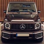 Frontview from Mercedes G63 AMG in Frankfurt