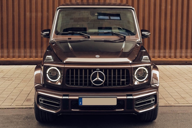 Frontview from Mercedes G63 AMG in Frankfurt