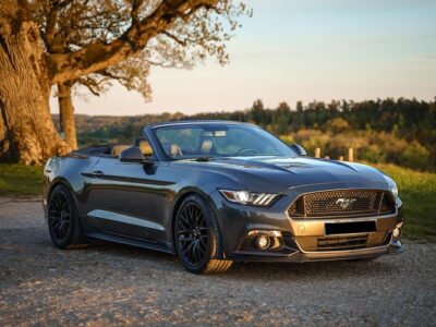 Sideview from Ford Mustang GT Cabrio in Nuremberg