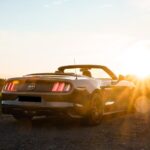 Backview from Ford Mustang GT Cabrio in Nuremberg