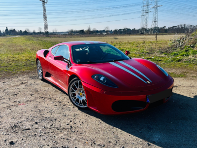 Frontview from Ferrari F430 in Frankfurt