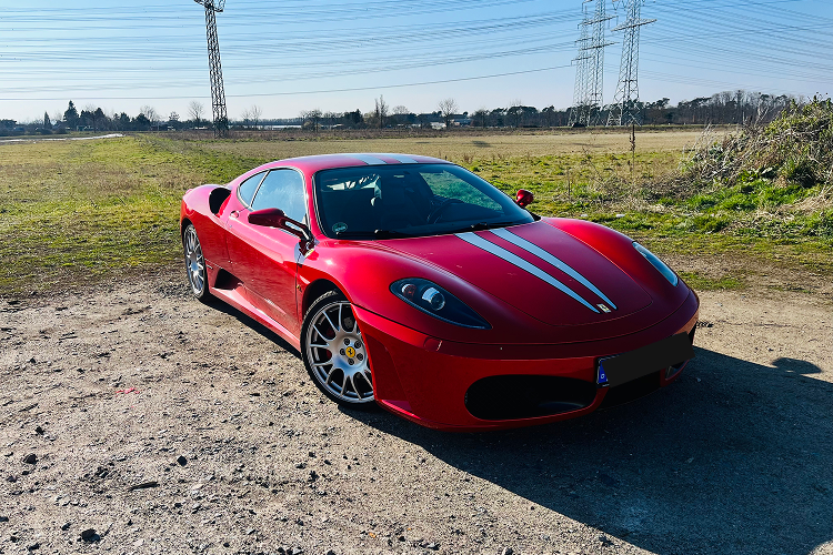 Frontview from Ferrari F430 in Frankfurt