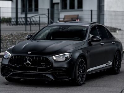 Frontview from Mercedes E63S AMG