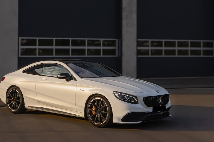 Sideview from Mercedes S63 AMG Coupé in Siegen