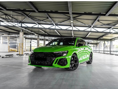 Frontview from Audi RS3 in Ulm
