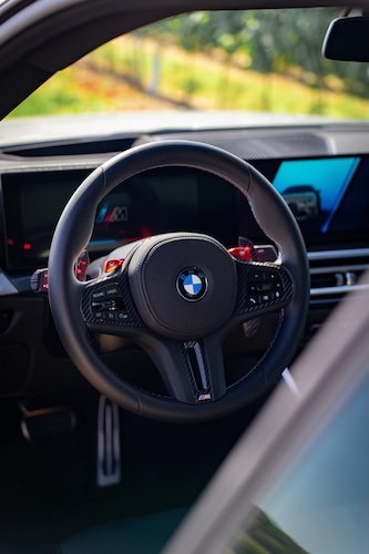 Interior from BMW M4 in Mannheim