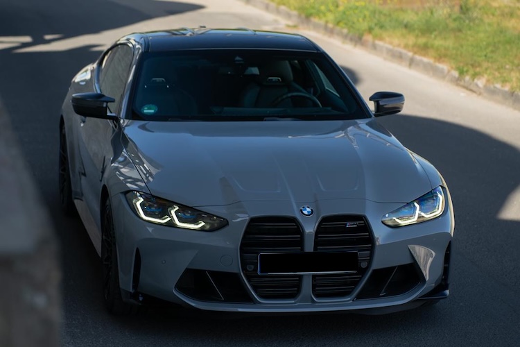 Frontview from BMW M4 in Mannheim