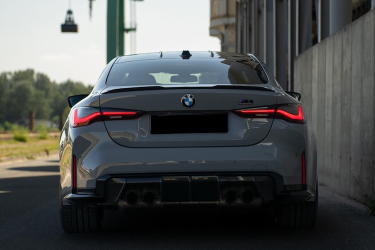 Backview from BMW M4 in Mannheim