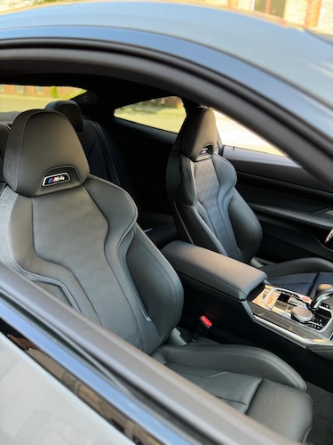 Interior from BMW M4 in Mannheim