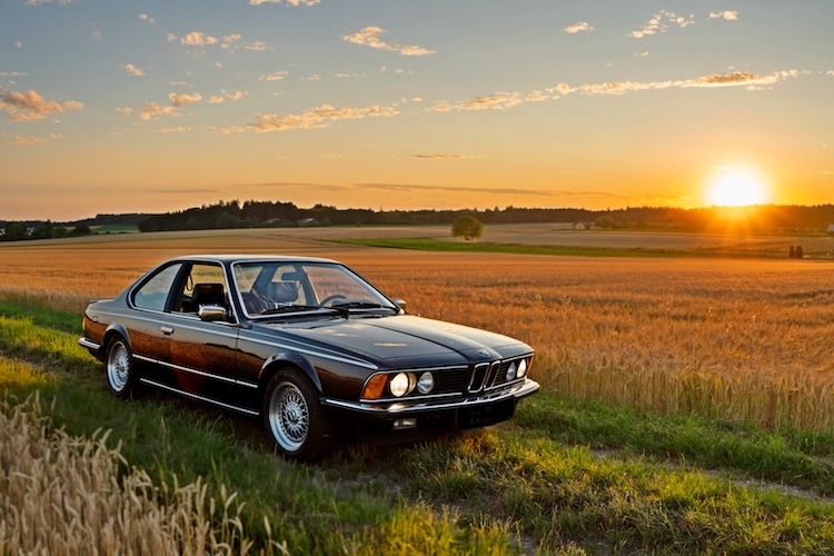 Sideview from BMW 635 CSi E24 in Munich