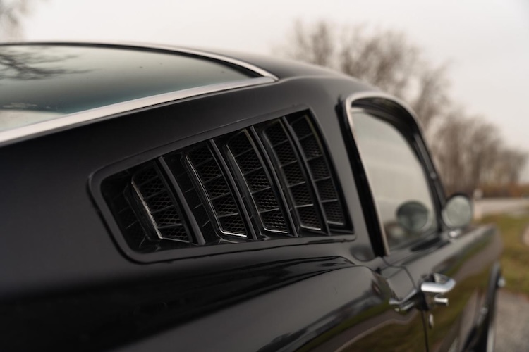 Sideview from Ford Mustang Fastback Classic Car in Hamburg