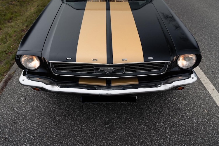 Frontview from Ford Mustang Fastback Classic Car in Hamburg