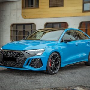 Frontview from Audi RS3 in Frankfurt