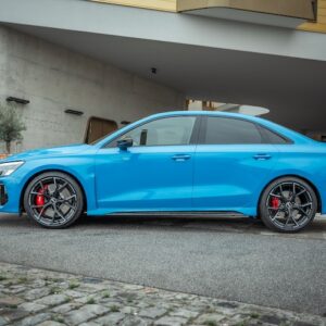 Sideview from Audi RS3 in Frankfurt