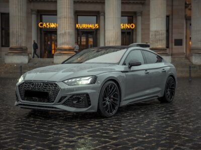 Frontview from Audi RS5 in Frankfurt