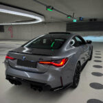 Back view BMW M4 Competition in Düsseldorf